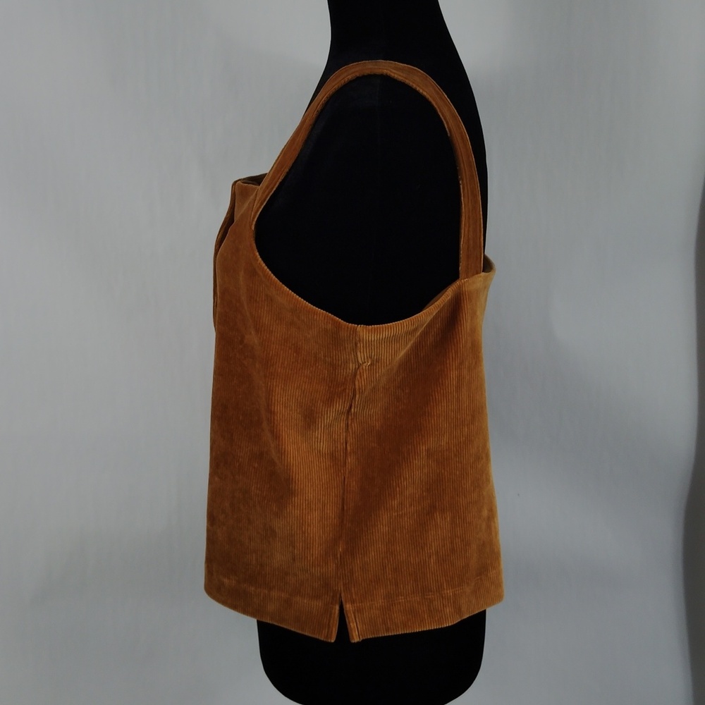 Madewell Texture & Thread Velour Corduroy Button Front Tank Top - Picture 5 of 8